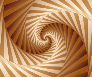 3D EFFECT Spiral Pattern